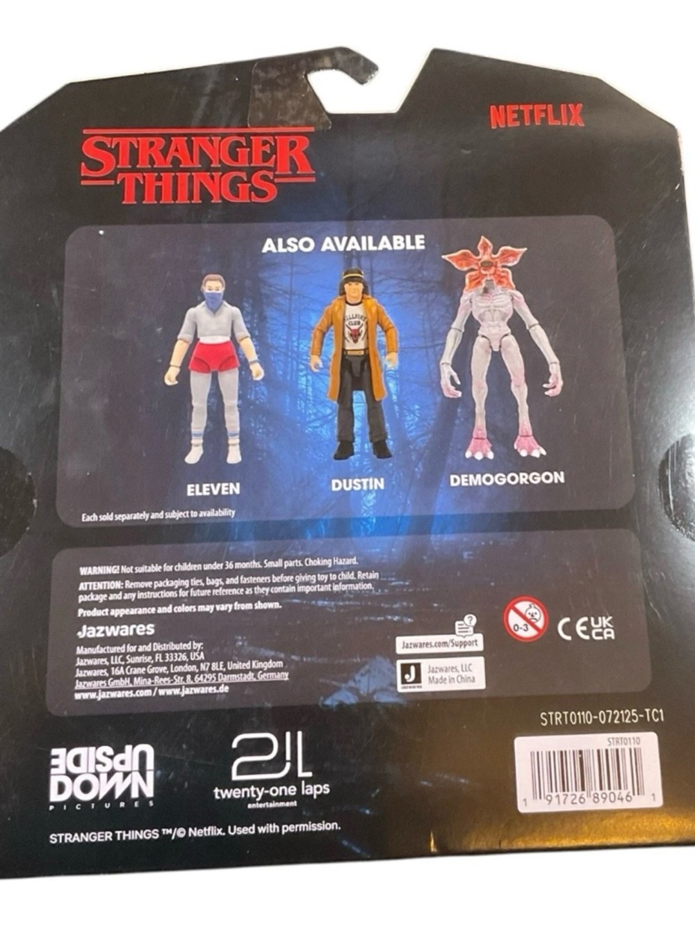 Netflix Stranger Things Hopper & Eleven Action Figure Set - Yellow - Picture 7 of 10